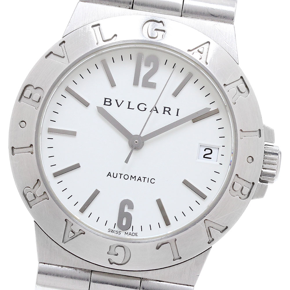 ブルガリ BVLGARI LCV35S ディアゴノ スポーツ デイト 自動巻き メンズ _906347【中古】