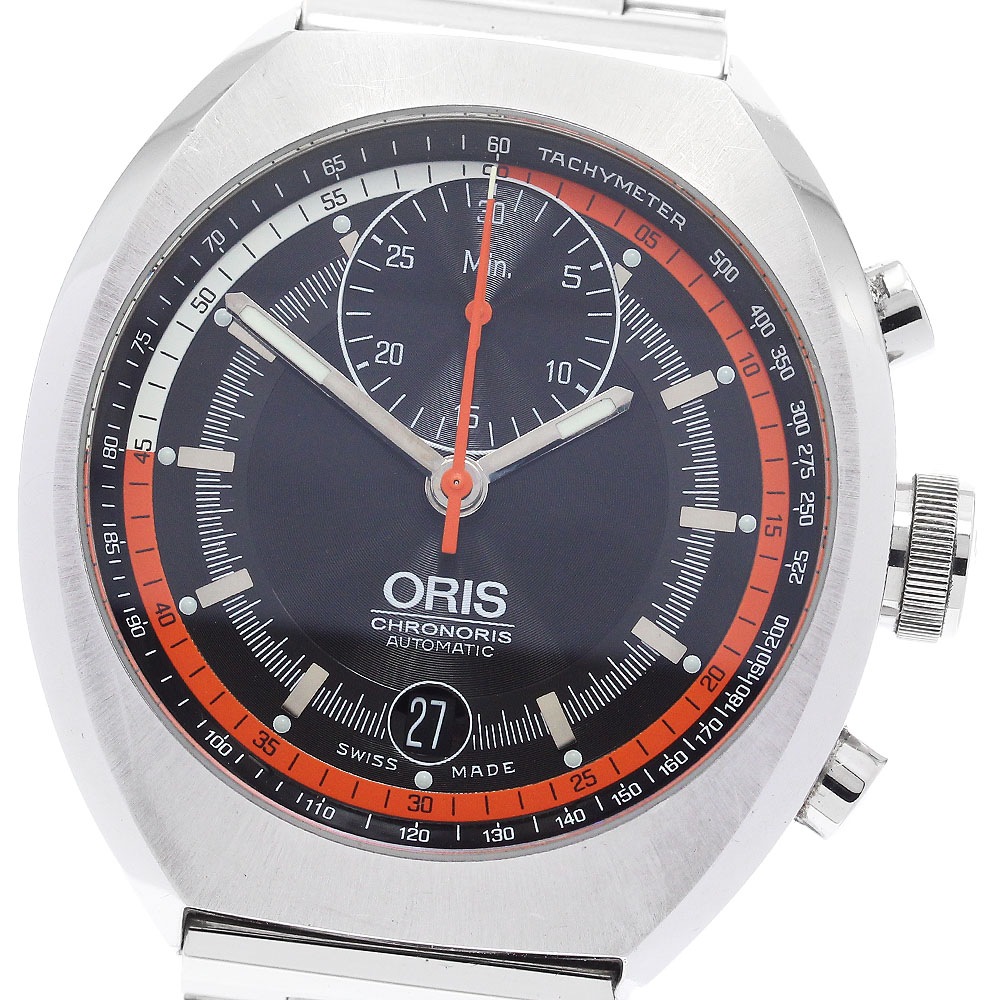 オリス ORIS 7564 クロノリス デイト 自動巻き メンズ _879326【中古】