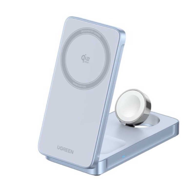 UGREEN　3-in-1 マグネット式ワイヤレス充電器 65901 ブルー　UGR-OT-000048