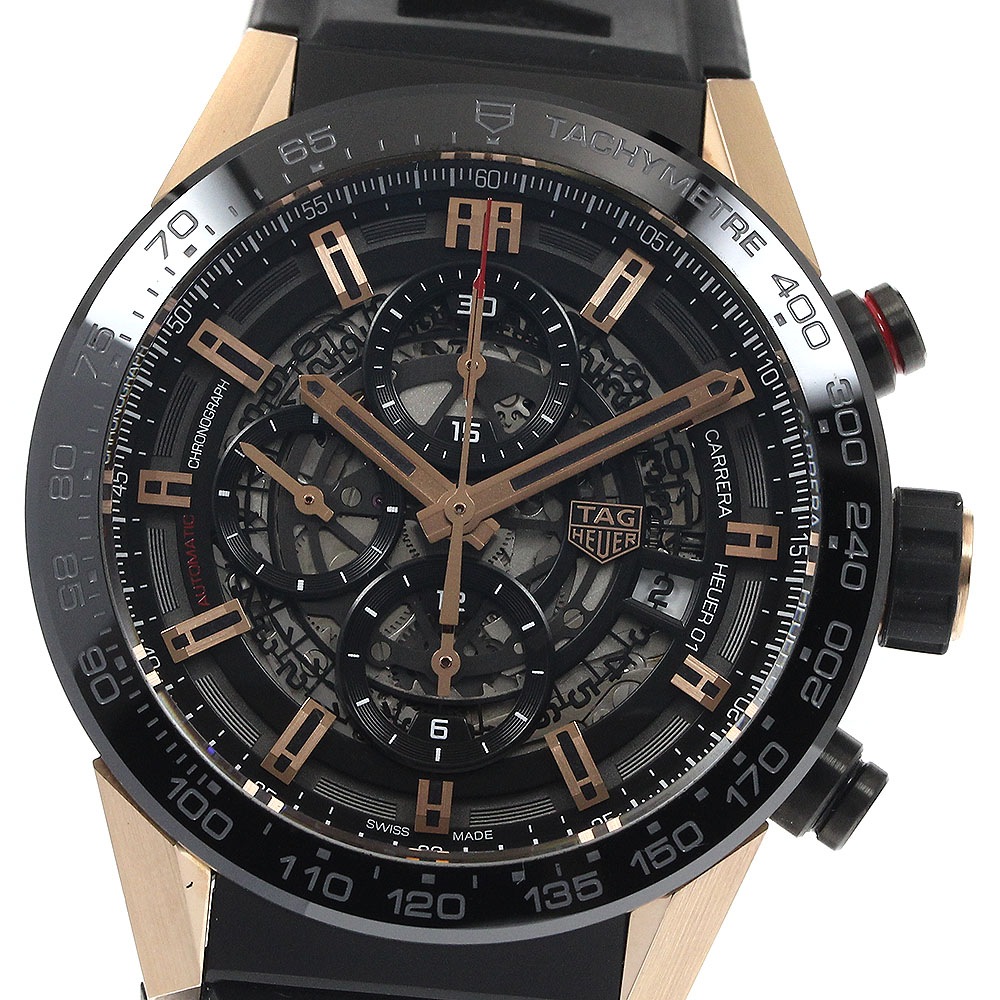 タグホイヤー TAG HEUER CAR205A カレラ キャリバー ホイヤー01 クロノグラフ 自動巻き メンズ 良品 箱・保証書付き_885449【中古】