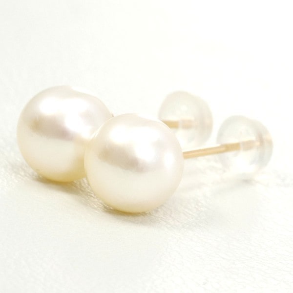 K14 14金 YG イエローゴールド ピアス パール(真珠) 総重量約1.8g ジュエリー 中古