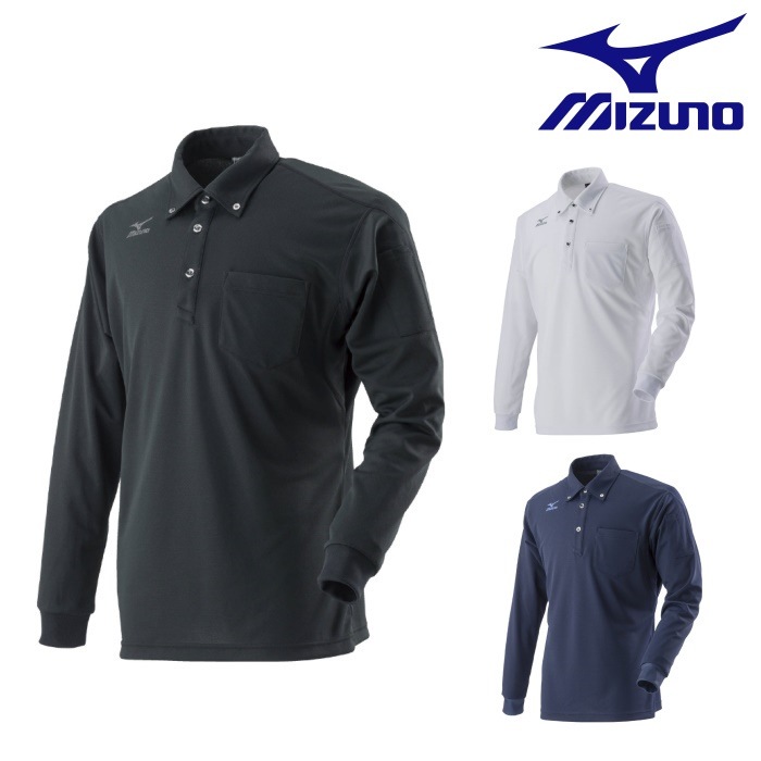 ミズノ mizuno ワークポロシャツ　長袖 C2JA8181 ワーク 作業 現場 着