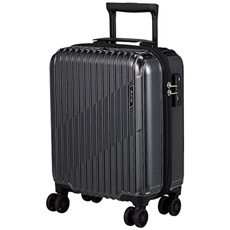 スーツケース クレスタ 機内持込可 20L 2.3kg 23泊 コインロッカーサイズ 06314 47 cm ブラックカーボン