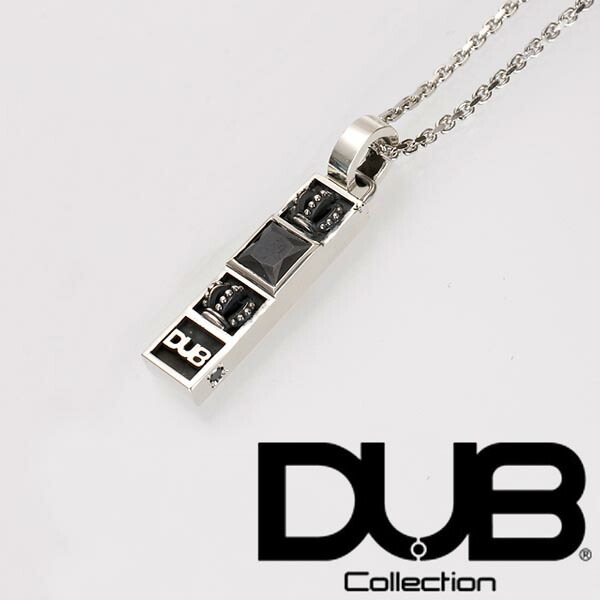 再入荷なし　即納 DUB ダイヤモンド ネックレス ブラック メンズ レディース ジュエリー jb-7 ダブジュエリー シルバー アクセサリー ダブコレクション リング 指輪 CanCam Scawa
