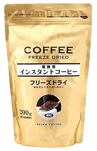 カフェ工房 インスタントコーヒー フリーズドライ 200g6袋 1袋サービス