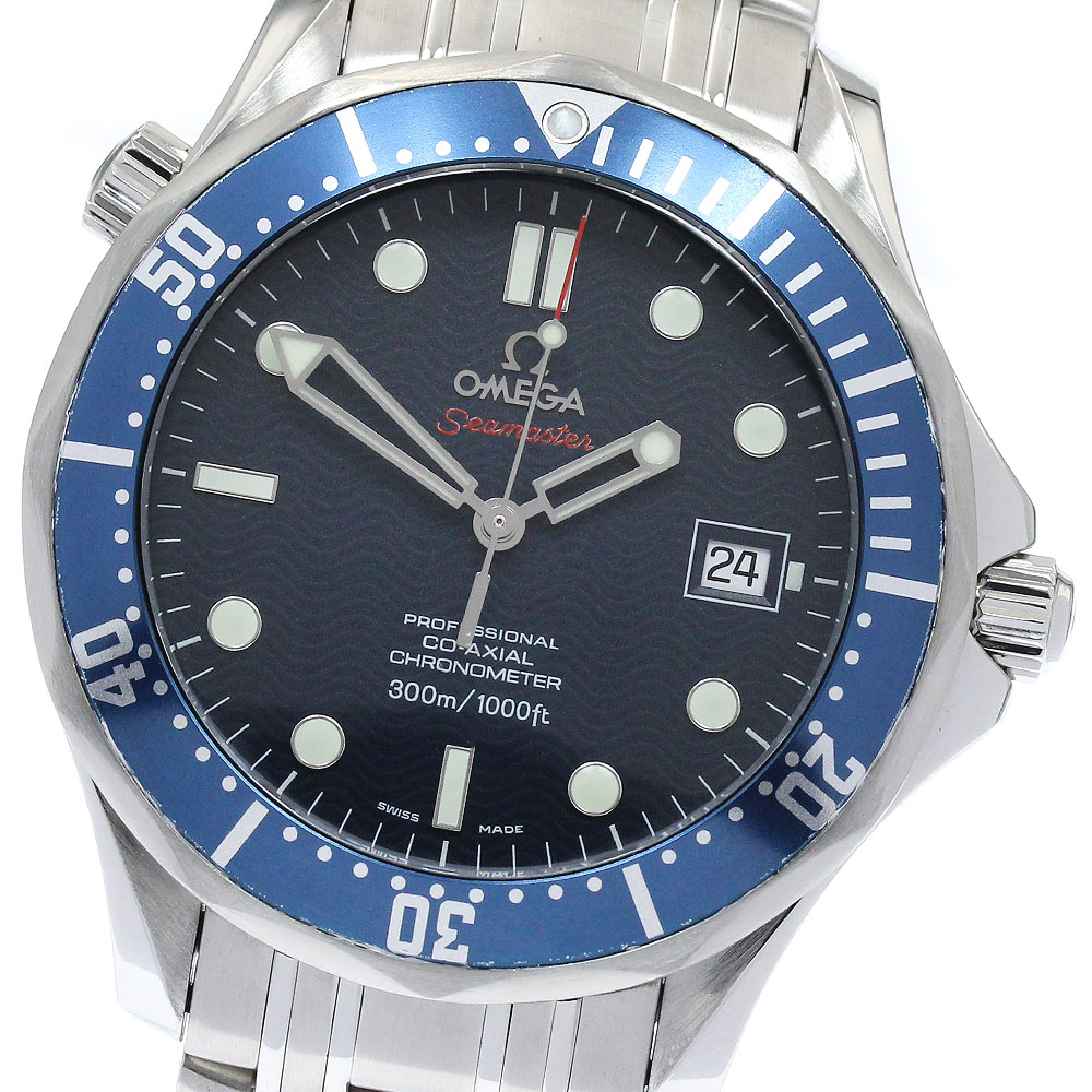 オメガ OMEGA 2220.80 シーマスター300 デイト コーアクシャル 自動巻き メンズ _877721【中古】