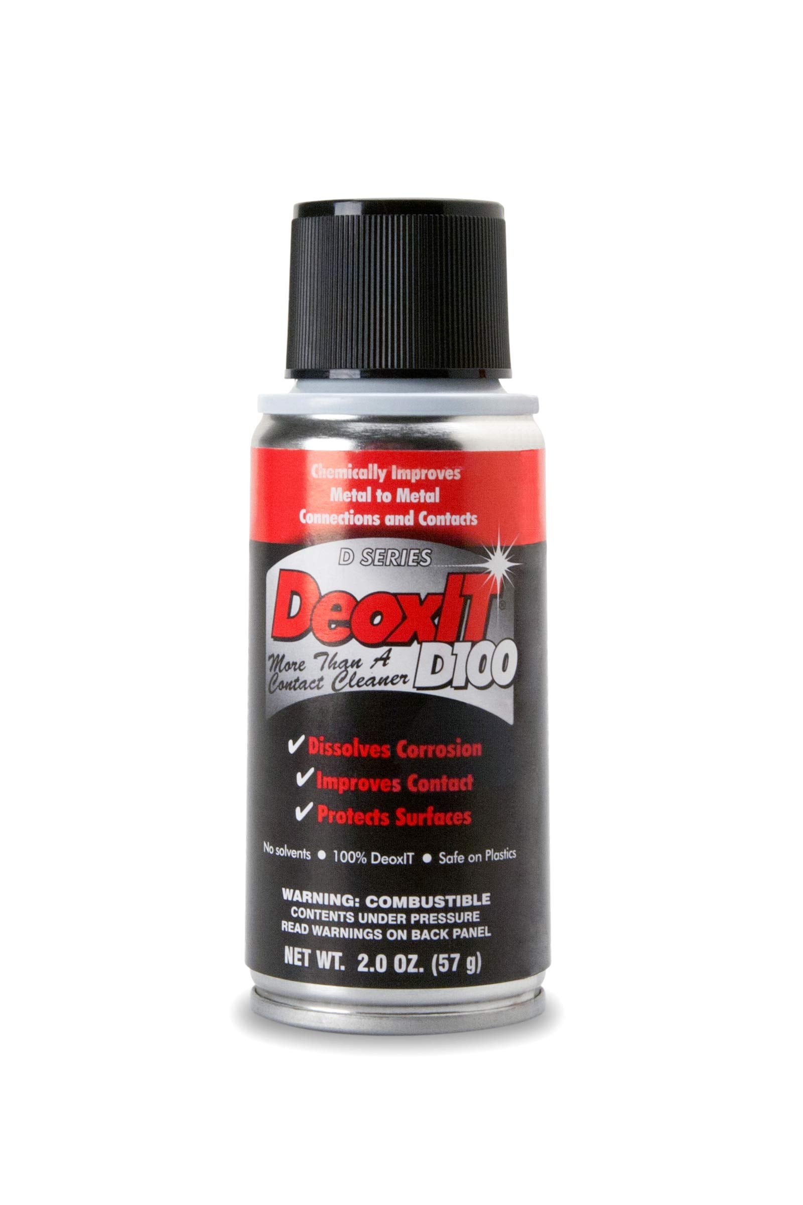Hosa Caig Deoxit Contact Cleaner 100% Spray 2 Oz