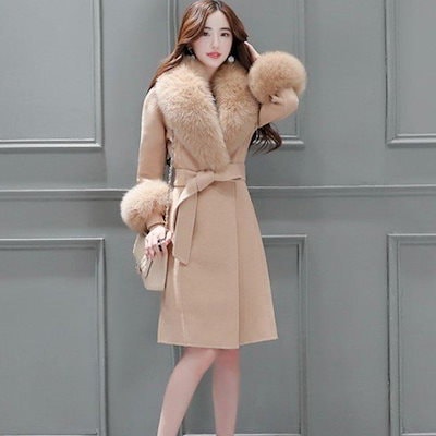 コート チェスターコート トレンチコート ウール混 レディース アウター フェイクーファーコート フェイクーファー チェスター コート ロング 大人 5,266円