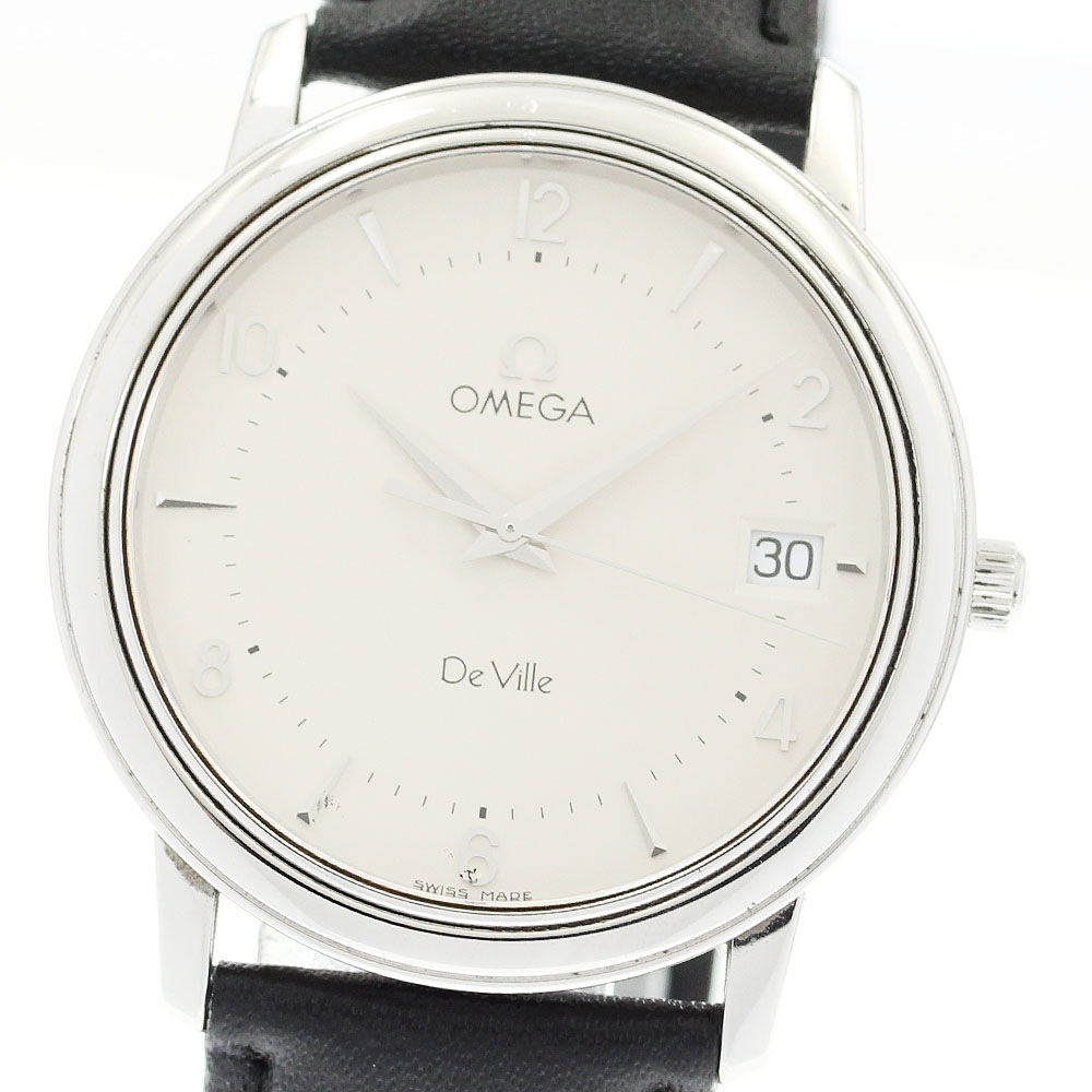 オメガ OMEGA デビル プレステージ デイト クォーツ メンズ _891222【中古】