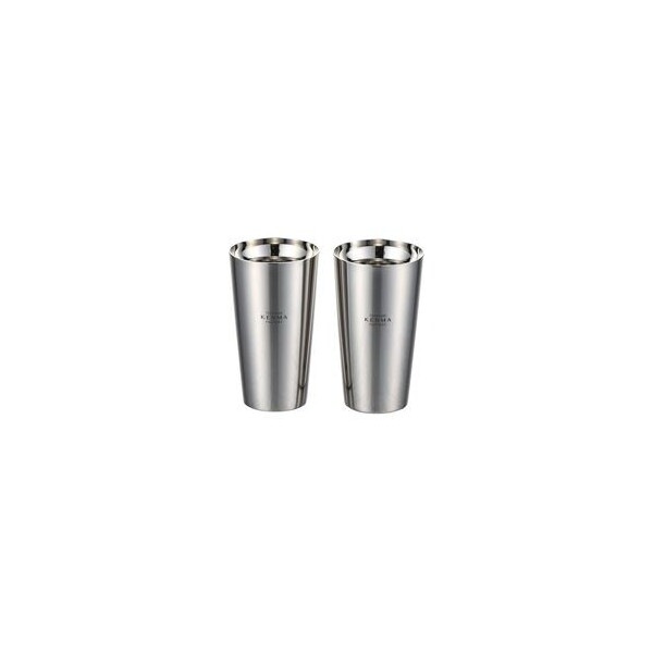 ME-7355 燕研磨ファクトリーステン二重構造タンブラー 2個組 320ml