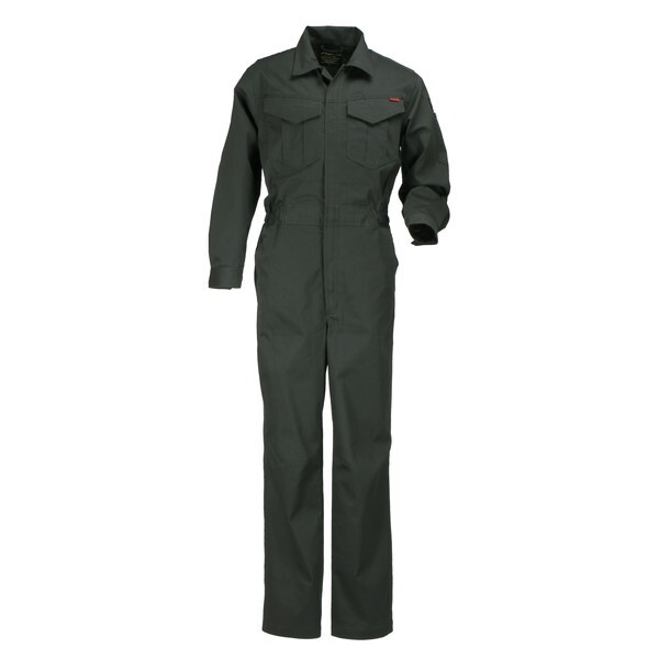 6776 T/Cストレッチつなぎ Dオリーブ 3L