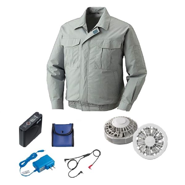 KU90550 空調服 綿薄手 FAN2200G/LISUPER1セット モスグリーン L 25,695円