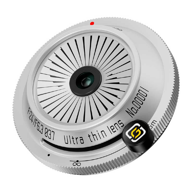 SGIMAGE　カメラレンズ SG-image 24mm F6.3 キヤノンRFマウント シルバー （ キヤノンRF / 単焦点レンズ ） 　SG24mmF6.3RF(S)