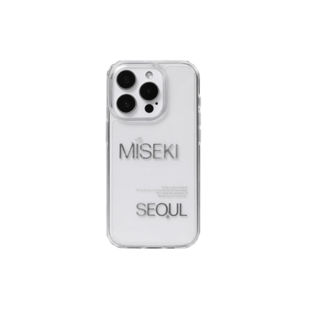 MISEKI SEOUL Misekiseoul graphic case 02 CLEAR BLACK MSK