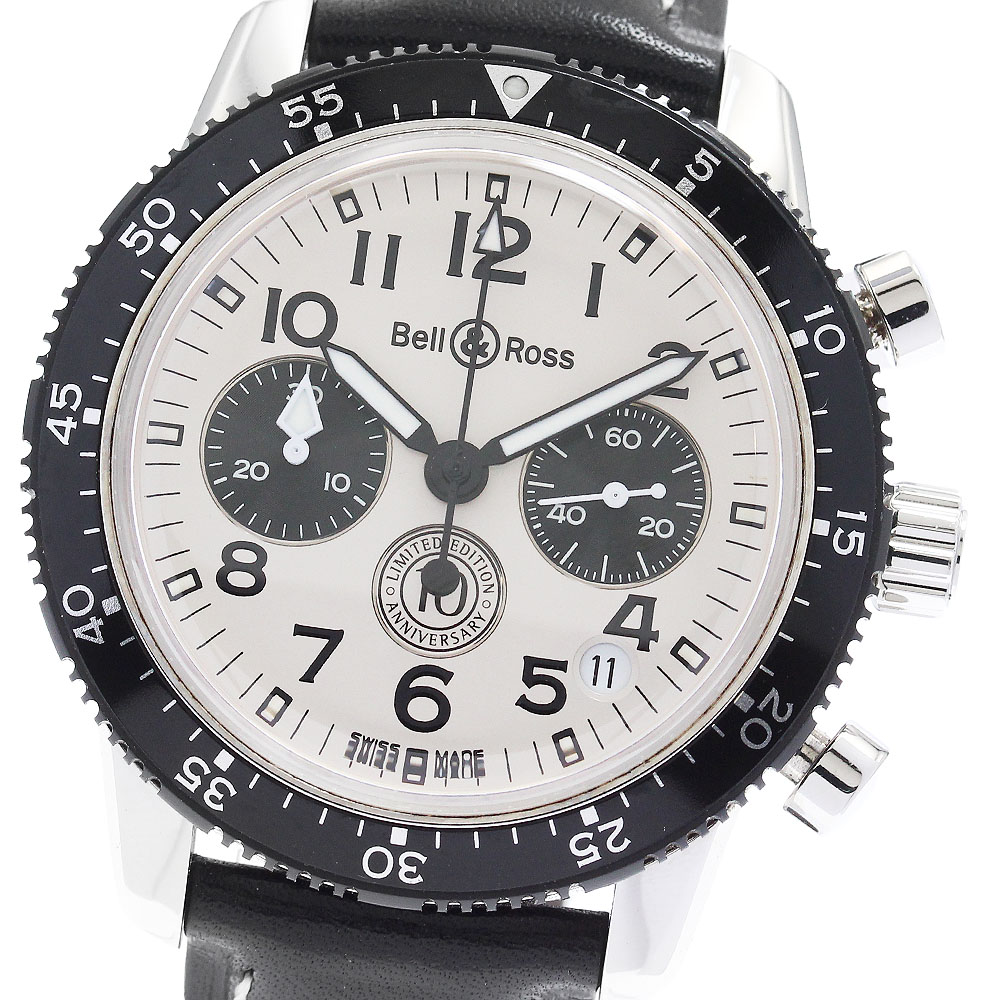 ベル＆ロス Bell＆Ross 520-10YEARS パイロット クロノグラフ 10周年記念モデル 世界500本限定 自動巻き メンズ _904860【中古】