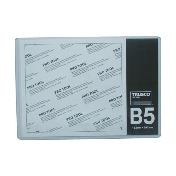 （まとめ）TRUSCO 厚口カードケース B5THCCH-B5 1枚 (30セット)