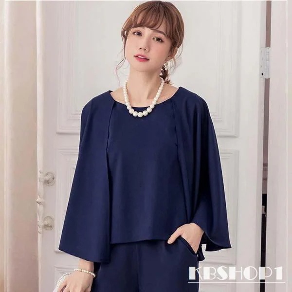 パーティードレス パンツドレス セットアップ パンツスーツ フォーマルドレス 結婚式 二次会 ケープ ワイドパンツ パーティードレ