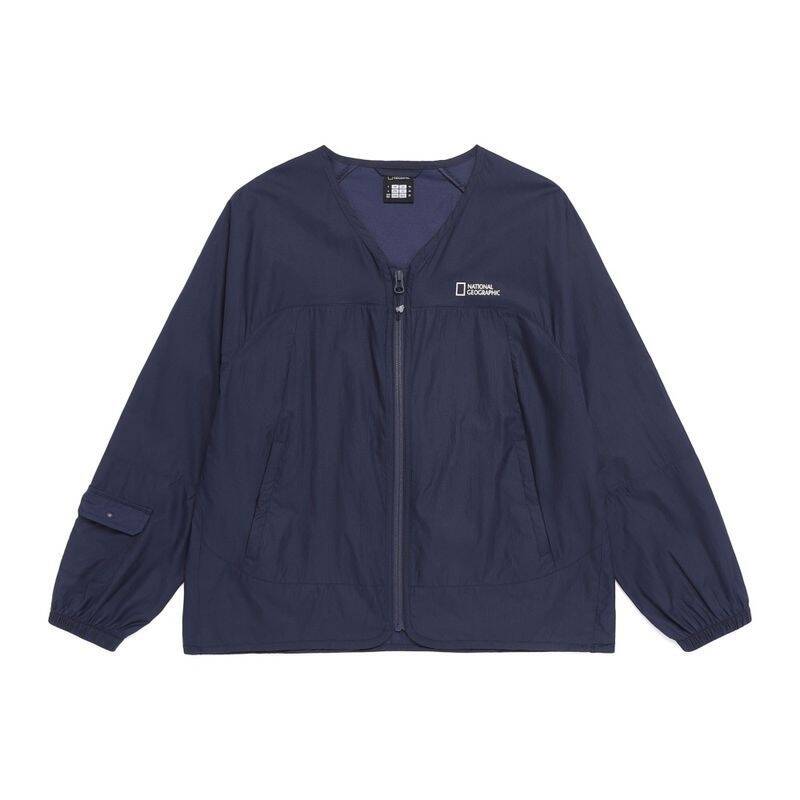 ナショナルジオグラフィック NATIONALGEOGRAPHIC N262WJP021 レディース ライトパック カーディガン 軽量ジャンパー NAVY N262WJP021065 419997
