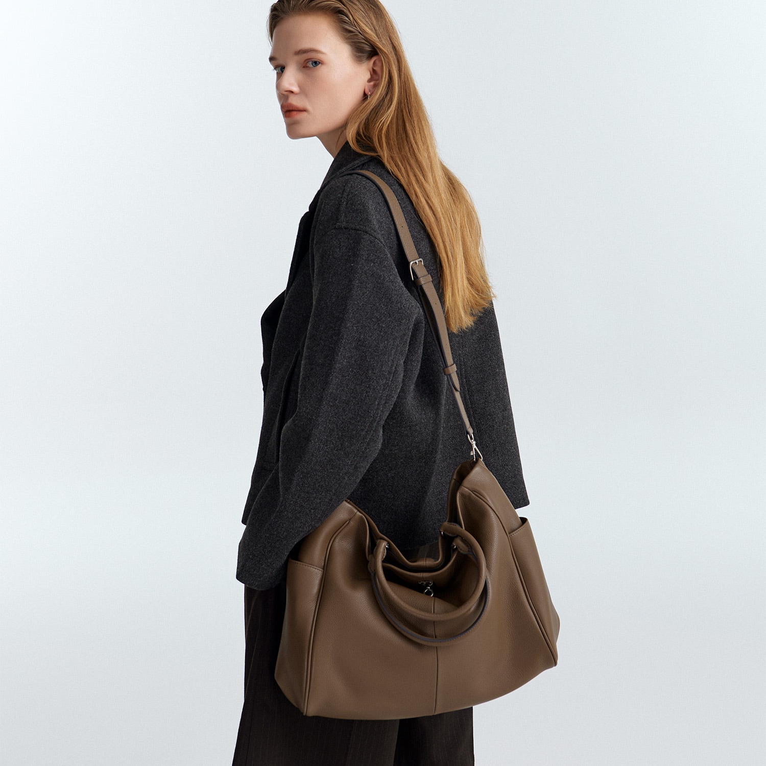【VUNQUE】 PERFEC JUST WATCH TOTE L : BURN BROWN