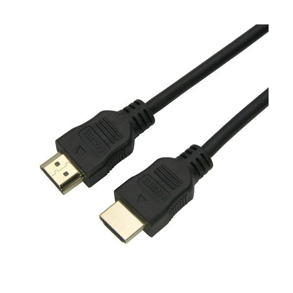 （まとめ）HORIC HDMIケーブル 1m ブラック 樹脂モールドタイプ HDM10-064BK5セット