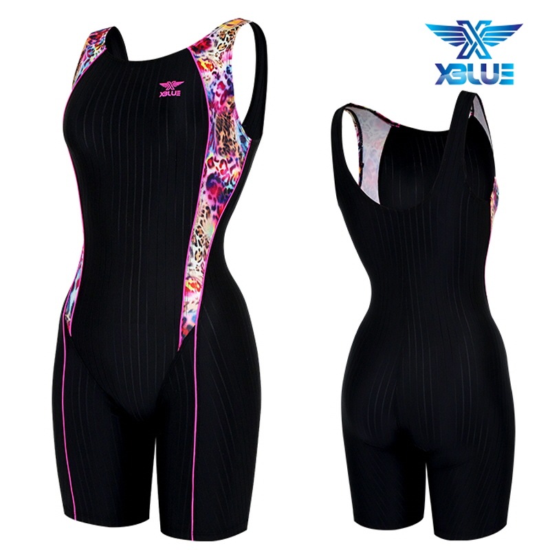 レディース 5分丈ワンピース水着 水泳 女性 半身 水着 XBL-3331-07