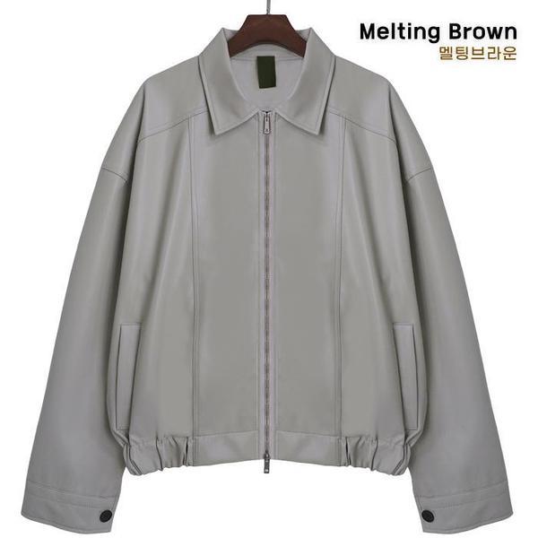 メンズレザージャケット 切り替えレザー ジャケット MZ25