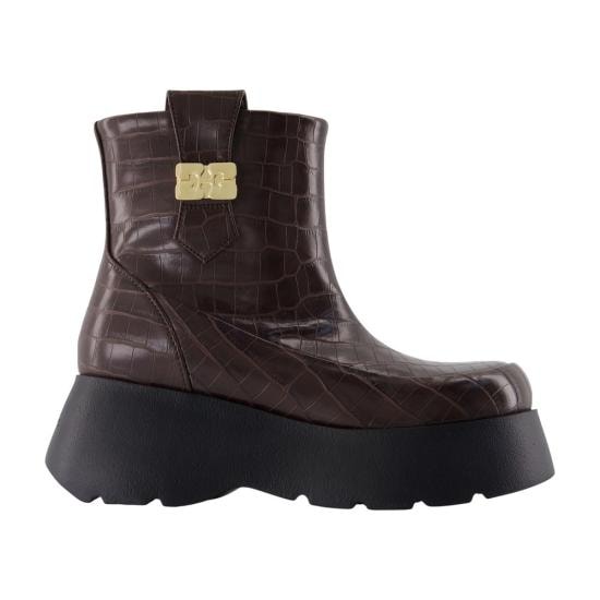GANNI Women Boots S3235 890 brown