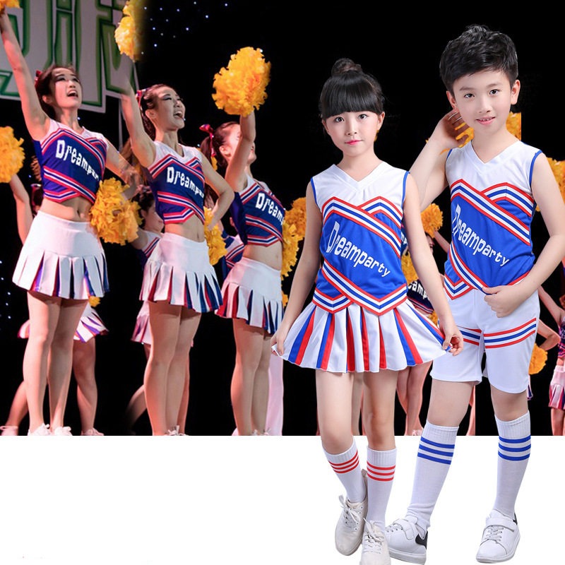 気質アップ 応援団 チアガール ステージ コスチューム ダンス衣装 チアリーダー 衣装 舞台演出服メンズ レディース 子供お揃い ステージ衣装 コスプレ衣装 ワンピース サイズ 33 110 1cm Www Crispie Co Uk