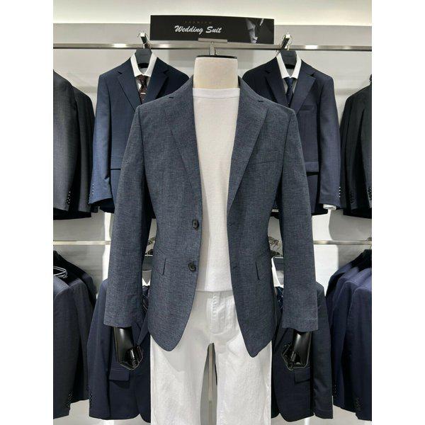 [] アクアコットンリネンスパンビジネスカジュアルジャケット FI6612073037 [P003757811]