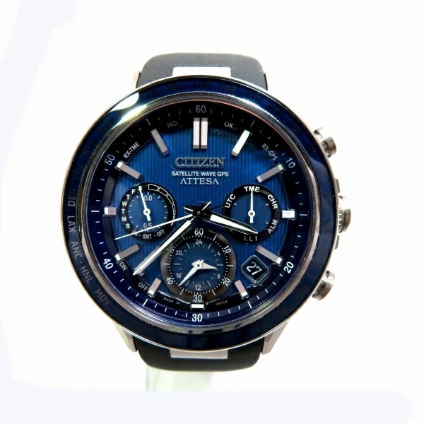 シチズン アテッサ CC4050-18L 電波ソーラー 腕時計 メンズ 【中古】