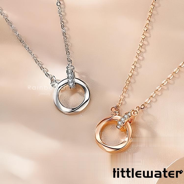 ネックレス レディース 永遠の愛 リング 無限 ピンクゴールド 女性 ホワイトデーのお返し お祝い ギフト 母の日ギフト