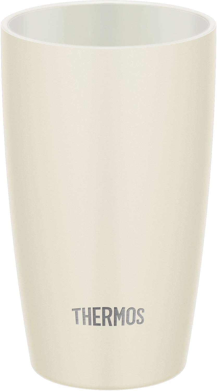 サーモス 真空断熱タンブラー 340ml ホワイト JDM-340 WH