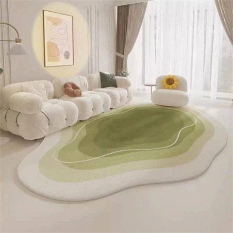 不規則な床 マット 変形カーペット リビング カーペット 寝室