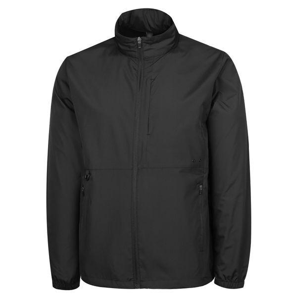 メンズベーシックフード取り外し可能ジップアップウィンドブレーカー DD JUA BF351 ブラック_P415006031