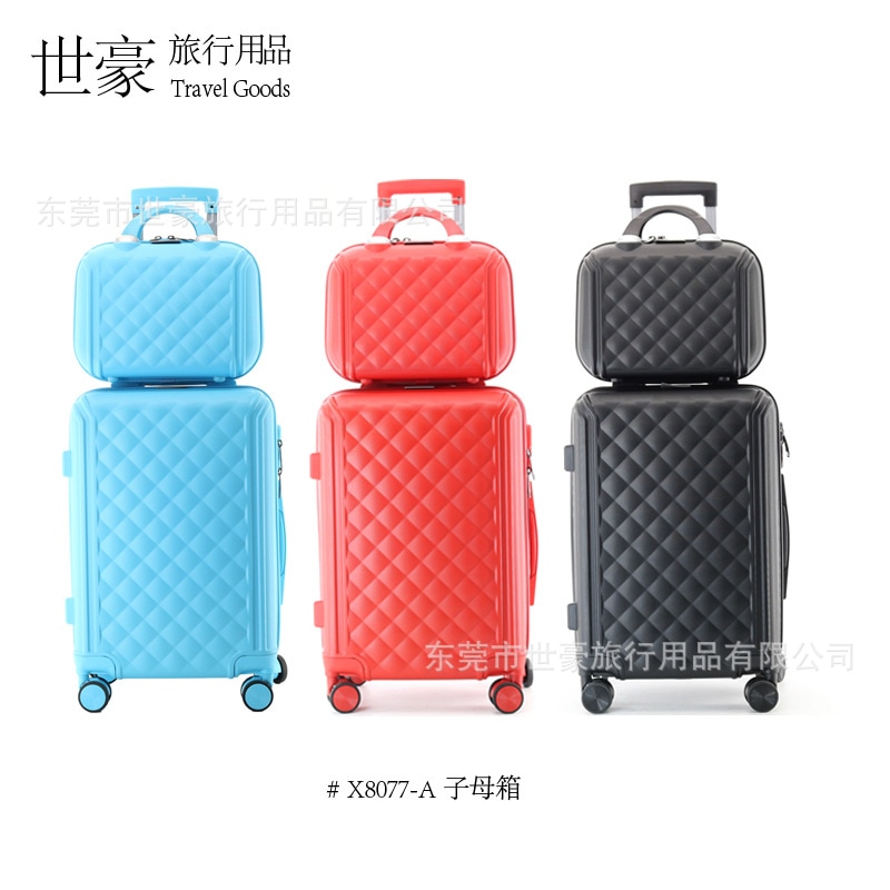 便利な荷物搭乗スーツケースギフトバッグユニバーサルホイール14インチ20インチポータブル母子トロリーケース