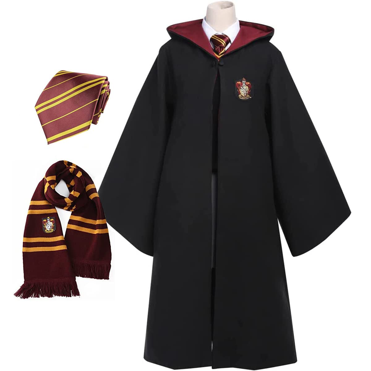 [UTUN-TIN] ハリーポッター Gryffindor グリフィンドール 衣装 単品 コスチューム cosplay 男女共用 M【3 ピース スーツ】 54700