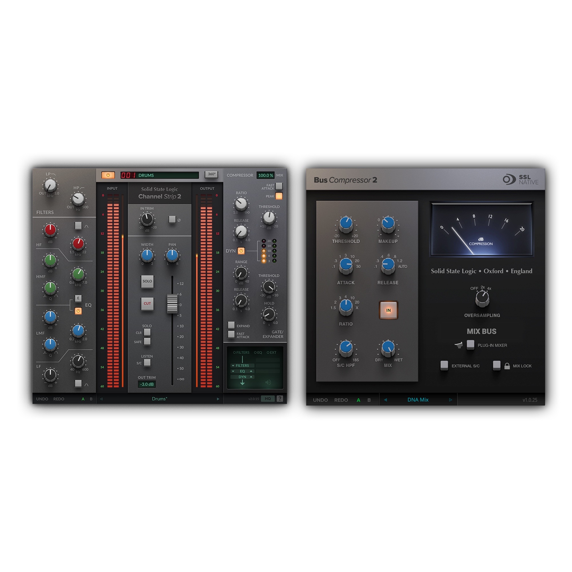 SSL Native 10本セットクラシック調律台機器アナログマザーリミックス効果器プラグインセットwin