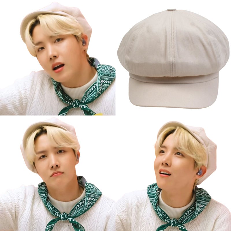 Unibersal BTS J-hope 着用Cotton Newsboy Cap