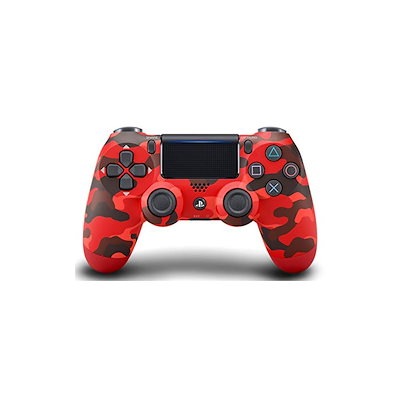他サイト： ワイヤレスコントローラー(DUALSHOCK 4) レッド・カモフラージュの商品画像