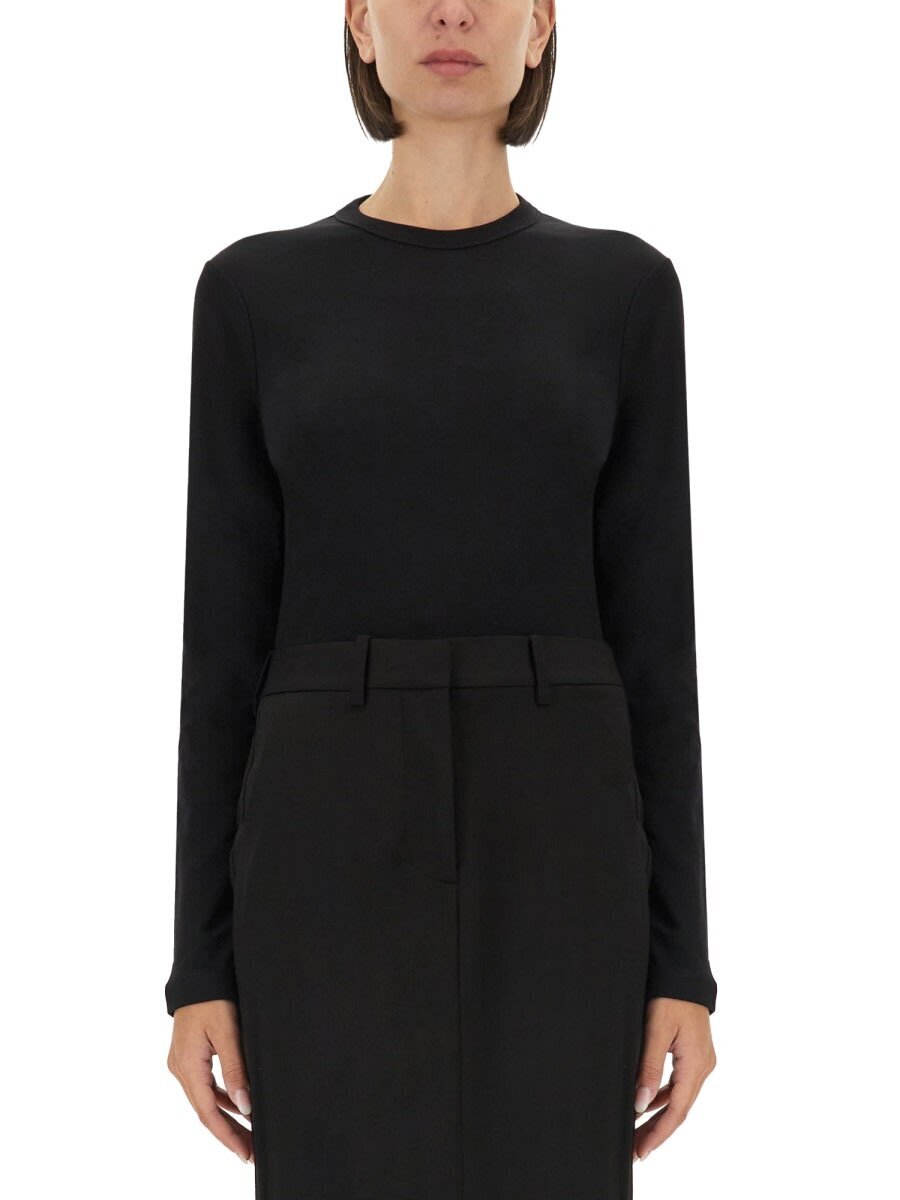 O06HW507_001 ブラック 秋冬2024 Tシャツ レディース ia