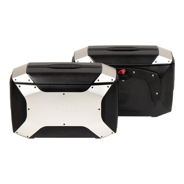 サイドケース Xコア C-Bowサイドキャリア用 左右セット ブラック/シルバー 6102950000