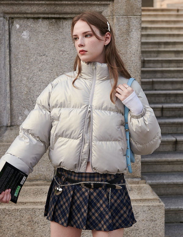 ジャケット BITTER CELLS Glossy Blouson Jacket 3 Colors JACKET - 비터셀즈(bittercells)