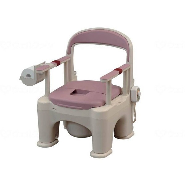 パナソニックエイジフリー 座楽 ラフィーネ 前後傾斜脚付き ミスティパープル 脱臭あたたか PN-L30213V メーカー直送