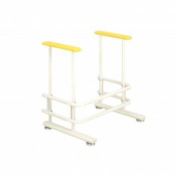 高田ベッド製作所 トイレ補助手すり（トイレ立ち座りサポートアイテム） アジャスター付き イエロー TB-1426
