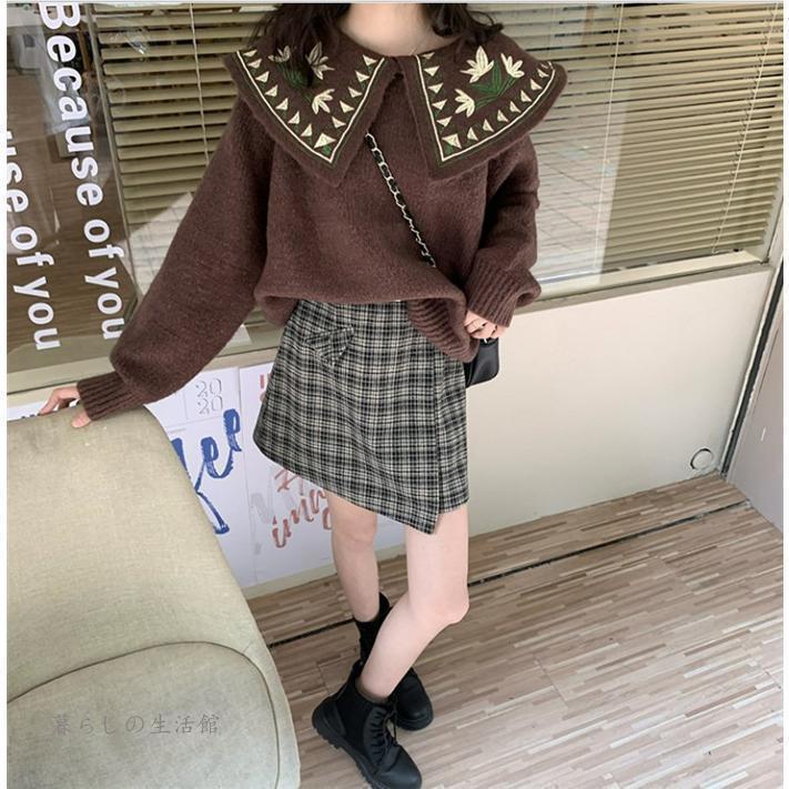 ニットセーター セーター レディース 40代 秋 冬 韓国風 長袖 おしゃれ トップス 通勤 通学 着痩せ 大人 可愛い 秋冬 上品 厚手