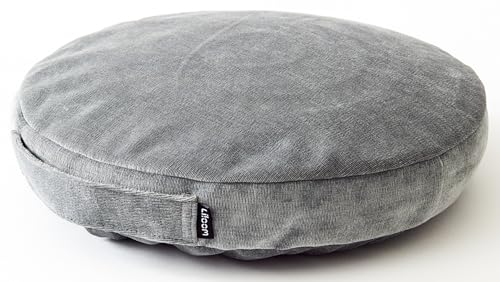 【 理学療法士監修 バランスディスク 】カバー付き Liloom (リルーム) ［トレーニングガイドブック付属］ バランスクッション 体幹クッション ぽっこりお腹 インテリア エアポンプ付き