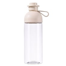 水筒 直飲み ウォーターボトル 600ml 軽量 洗いやすい 漏れ防止 BPAフリー 取っ手付き 携帯便利 シンプル 透明 おしゃれ アウトドア用品 ギフト