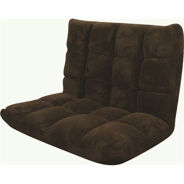 座椅子 パーソナルチェア 幅84cm ブラウン 14段階 リクライニング もこもこリクライナー リビング ダイニング インテリア家具 11,808円