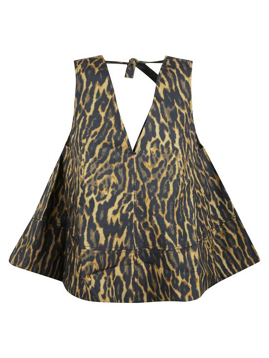 GANNI Women Tops A1040087 894 Kaki