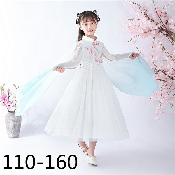子供 ドレス ワンピース ピアノ 発表会 キッズ チャイナドレス チャイナ服 中華服 女の子 女児 コンクール 子ども ジュニア フォーマル 110 120 130 140 150 160 七五三 お